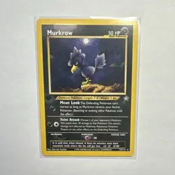 Pokemon TCG Murkrow Neo Genesis 24/111 Rare 1st Edition Regular 50 HP - Image 1