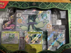 Pokemon TCG | Paldean Fates Meowscarada ex Premium Collection Box | New & Sealed - Image 3
