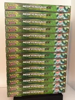 14x Pokemon TCG | Mega Venusaur EX Premium Collection Boxes – Factory Sealed - Image 2