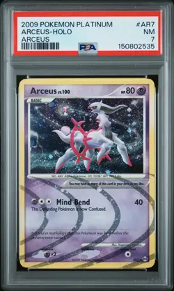 Arceus-Holo Arceus Pokemon Platinum Arceus AR7 PSA 7 - Image 1