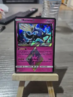 Xerneas ◇ 144/214 Prism Star Rare Lost Thunder Pokemon Near Mint - Image 1