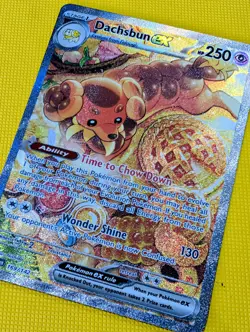 Dachsbun Ex 169/142 - Stellar Crown Pokemon TCG Special Illustration Rare NM - Image 2
