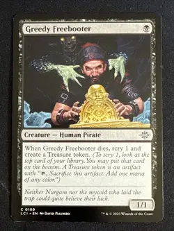 1x Greedy Freebooter (0109) The Lost Caverns of Ixalan LP MTG Magic x1 MKE - Image 1