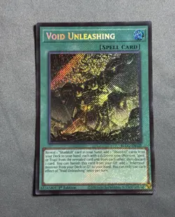 Yu-Gi-Oh! Void Unleashing BLGG-EN025 Secret Rare 1st Ed - Image 1