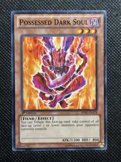 YuGiOh! - Possessed Dark Soul BP01-EN178 Starfoil 1st Edition Moderately Played - Image 1