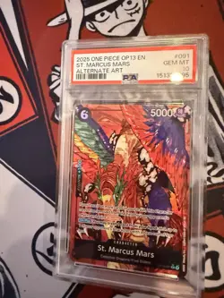 2025 ONE PIECE OP13 EN ST. MARCUS MARS ALTERNATE ART - Image 1