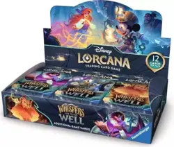 Disney Lorcana TCG Whispers in the Well Booster Box Set 10 Sealed 24 Packs NEW - Image 1
