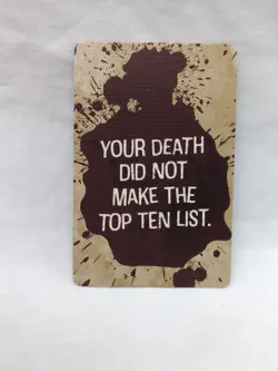 The Texas Chainsaw Massacre Board Game Promo Death Cards - Image 4