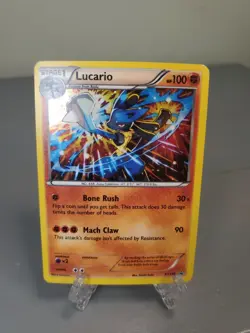 Lucario XY140 Cosmos Holo 2016 Black Star Promo Pokemon Card - Image 1