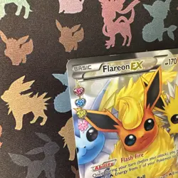 Flareon EX RC28/RC32 Pokemon XY Full Art Card Generations Radiant Collection - Image 4