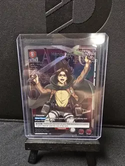 Bandai Union Arena Attack on Titan Hange Zoe Character Card Cost 3 - Image 1
