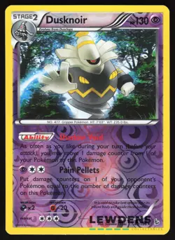 Dusknoir - 40/106 - Holo Rare Reverse Holo - Flashfire - Pokemon Card - Image 1