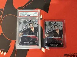 2023 ONE PIECE PREMIUM CARD COLLECTION 25TH EDITION #001 RORONOA ZORO PSA 10 &JP - Image 1