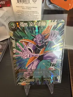 Ginyu The Reliable Captain P-019 GOLD STAMP Foil Dragon Ball Super Card Game NM - Image 1