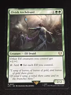 MTG Commander: LOTR Elvish Archdruid 0237 Rare - Image 1