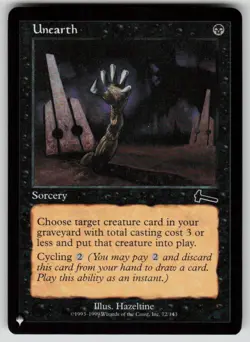 Unearth Common The List Reprints 72/143 MTG Near Mint 2020 - Image 1