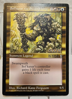 Sol'kanar the Swamp King Arena Summer Season Oversized Jumbo Promo MTG OS11 - Image 1