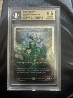 BGS 9.5 GEM MINT MTG Foundations Muldrotha the Gravetide Fracture Foil #440 - Image 1