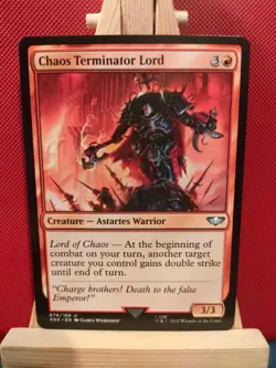 Chaos Terminator Lord - Warhammer 40,000 (40k) - NM - Uncommon - MTG - Image 1