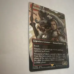 Magic The Gathering Final Fantasy Balthier and Fran 0538 Rare Foil Extended Art - Image 3