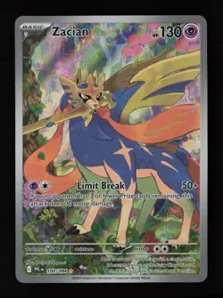 Zacian 100/094 Illustration Rare Phantasmal Flames Pokemon Cards - Image 1