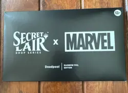 The Gathering Secret Lair X Marvel’s Deadpool Rainbow Foil Bundle Magic New - Image 1