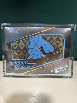 Crown Zenith Pokemon Center ETB - Factory Sealed W/ Acrylic Box - Image 1