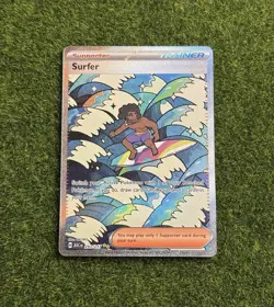 Surfer 293/217 Ascended Heroes Special Illustration Rare SIR Full Art Pokemon - Image 1