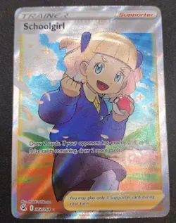 Pokemon TCG Schoolgirl Fusion Strike 262/264 Holo Full Art - Image 1