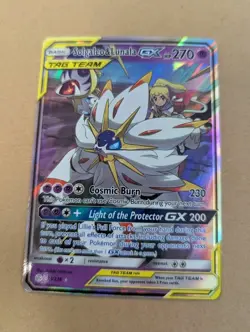 2019 POKEMON 75/236 BASIC SOLGALEO & LUNALA GX PRE OWNED - Image 5