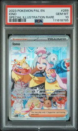 Pokemon Company Paldea Evolved Iono 269/193 PSA 10 SIR Holo English - Image 1
