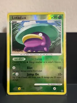 Lotad SH4 Platinum Arceus Reverse Holo Shiny 2009 Pokemon - Image 1