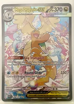 Pokemon TCG Ascended Heroes Mega Dragonite ex Sir 290/217 Mint Condition - Image 1