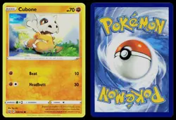 CUBONE 069/163 COMMON BATTLE STYLES POKEMON NM - Image 3