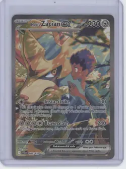 2025 Journey Together Hop's Zacian EX Holo Secret Rare SAR #186/159 - Image 1