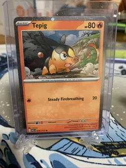 Tepig - Ascended Heroes Promo (Cosmos Holo) - 029/217 - Double Swirl - Image 1