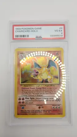Wizards of the Coast 1999 Pokemon Charizard 4/102 Base Set Holo PSA 4 - Image 3