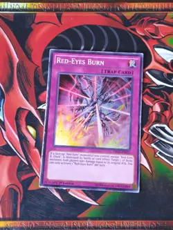 Red-Eyes Burn - DRL2-EN021 - Super Rare - 1st Edition Yugioh MP - Image 1
