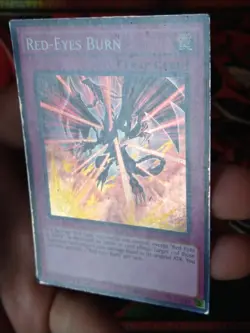 Red-Eyes Burn - DRL2-EN021 - Super Rare - 1st Edition Yugioh MP - Image 2