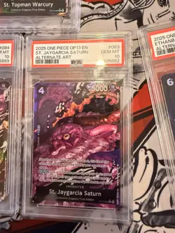 2025 ONE PIECE OP13 EN ST. JAYGARCIA SATURN ALTERNATE ART - Image 1