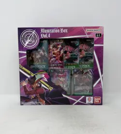 One Piece TCG English Volume 4 Factory Sealed Illustration Box 50 Cards Total - Image 1