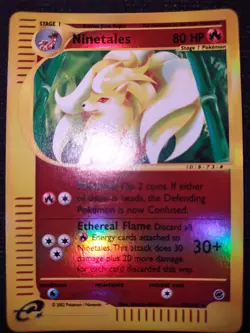 Ninetales 57/165 Reverse Holo Pokemon Trading Card Game eCard Expedition TCG NM - Image 2