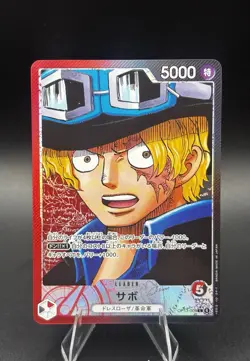 Sabo (Alt Art) L OP13-004 Carrying on His Will ONE PIECE Card Game Japanese NM - Image 1