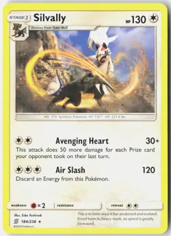 Silvally - (SM Unified Minds) Deck Exclusives 184/236 Pokemon Card - Image 1