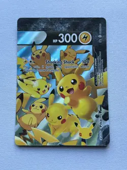 Pikachu V-Union Full Set of 4 - Pokemon SWSH: Sword & Shield Promo Cards Holo - Image 3