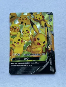 Pikachu V-Union Full Set of 4 - Pokemon SWSH: Sword & Shield Promo Cards Holo - Image 4