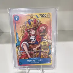 Bandai One Piece Card Game Monkey D. Luffy P-043 2nd anniversary Promo Foil - Image 1