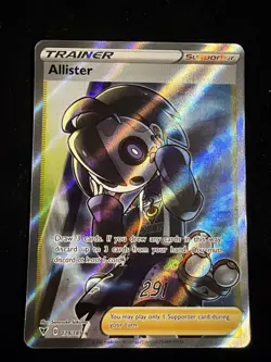 Allister 179/185 Vivid Voltage- NM Ultra Rare Full Art Trainer Pokemon Card NM - Image 1