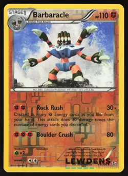 Barbaracle - 49/106 - Rare Reverse Holo - Flashfire - Pokemon Card - Image 1