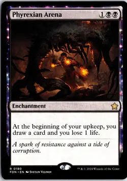 Phyrexian Arena 180 R Foundations Magic: The Gathering NM/M - Image 1